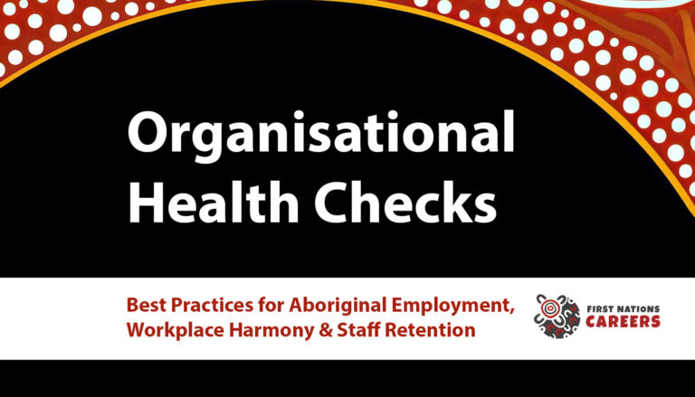 Workplace training and aboriginal cultural awareness health checks